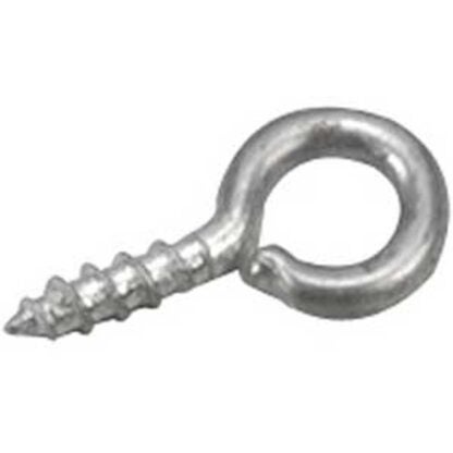 Onward 2402XR Screw Eye, 1/16 in Dia Wire, 7.9 mm L Thread, 3/4 in OAL, Metal, Zinc Sells in Quantity of 5