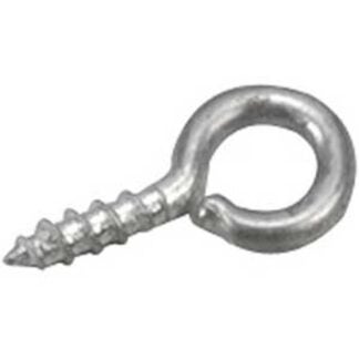 Onward 2502BR Screw Eye, 7/8 in L Thread, 15/64 in OAL, Steel, Brass Sells in Quantity of 5