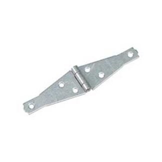 Onward 921GABC Heavy-Duty Strap Hinge, 47 mm W Frame Leaf, 2.3 mm Thick Leaf, Steel, Galvanized, Fixed Pin, 20 lb Sells in Quantity of 10