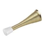 Onward 217BVB Door Stop, 1 in Dia Base, Metal, Brass