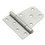 Onward 9411GABC Rectangular T-Hinge, 1.56 in W Frame Leaf, 4-1/4 in H Frame Leaf, 0.1 in Thick Frame Leaf, Steel, 45 lb