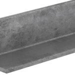 Reliable Mekano Series AP1248 Angle Stock, 48 in L, 1/8 in Thick, Steel