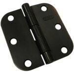 Onward 1820ORBV Butt Hinge, 3 in H Frame Leaf, 3/32 in Thick Frame Leaf, Steel, Oil-Rubbed Bronze, Removable Pin, 40 lb