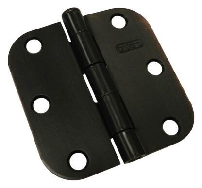 Onward 1820ORBV Butt Hinge, 3 in H Frame Leaf, 3/32 in Thick Frame Leaf, Steel, Oil-Rubbed Bronze, Removable Pin, 40 lb