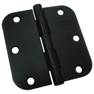 Onward 1821ORBB Butt Hinge, 3-1/2 in H Frame Leaf, 3/32 in Thick Frame Leaf, Steel, Oil-Rubbed Bronze, Removable Pin