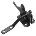 Onward 301FBV Gate Latch, 4-27/32 in L, 1-15/32 in W, 3/8 in Bolt Head, 4-27/32 in L Bolt, Steel, Black