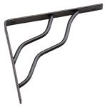 Onward 4974FB08BC Decorative Shelf Bracket, 25 lb, 8-1/32 in H, Steel