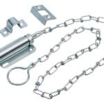 Onward 5701XV Chain Bolt, Steel, Zinc