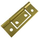 Onward 832BV Bi-Fold Hinge, Steel, Brass, Fixed Pin