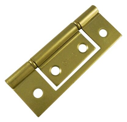 Onward 832BV Bi-Fold Hinge, Steel, Brass, Fixed Pin