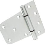 Onward 905XR Light-Duty T-Hinge, 24 mm W Frame Leaf, Steel, Zinc, Non-Removable Pin, 12 lb