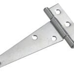 Onward 906XR Light-Duty T-Hinge, 24 mm W Frame Leaf, 63.5 mm H Frame Leaf, Steel, Zinc, Non-Removable Pin, 12 lb