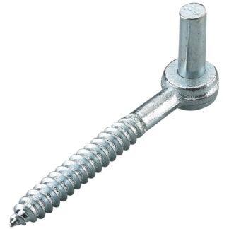 Onward 93112XBC Screw Hook, 4 in L, Steel, Zinc