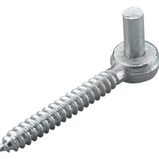 Onward 93134XBC Screw Hook, 6 in L, Steel, Zinc