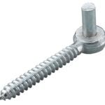 Onward 93158XBC Screw Hook, 5 in L, Steel, Zinc