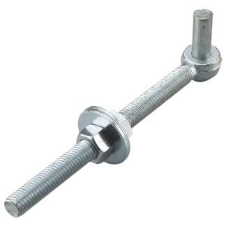 Onward 93212XBC Bolt Hook, Specifications: 100 lb Working Load, 1/2 in Dia x 6 in L Dimensions, Steel, Zinc