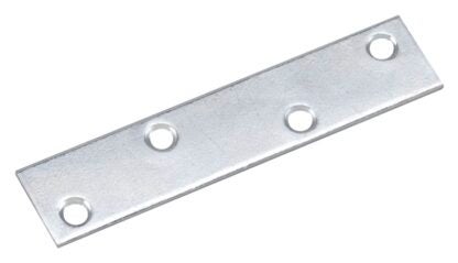 Onward 95X40B Multi-Position Mending Plate, 4 in L, 7/8 in W, Steel, Zinc, Screw Mounting Sells in Quantity of 20