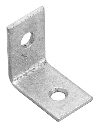 Onward 97GA10R Corner Brace, 1/2 in W, 1 in H, Steel, Galvanized, 2 mm Thick Material