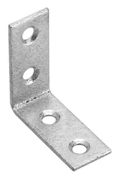 Onward 97GA15R Corner Brace, 1/2 in W, 1-1/2 in H, Steel, Galvanized, 2 mm Thick Material