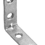 Onward 97GA20R Corner Brace, 5/8 in W, 2 in H, Steel, Galvanized, 2.6 mm Thick Material