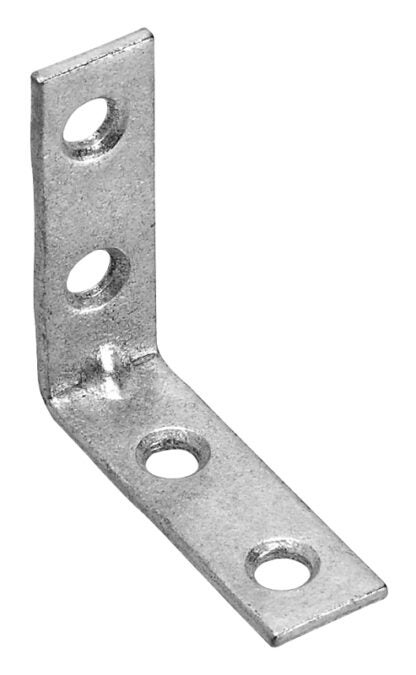 Onward 97GA20R Corner Brace, 5/8 in W, 2 in H, Steel, Galvanized, 2.6 mm Thick Material