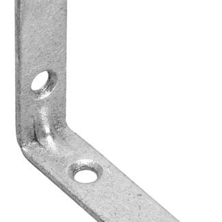 Onward 97GA25R Corner Brace, 5/8 in W, 2-1/2 in H, Steel, Galvanized, 2.6 mm Thick Material