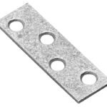 Onward 95GA20R Mending Plate, 2 in L, 5/8 in W, Galvanized Steel, Screw Mounting