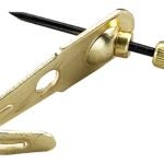 Onward 4543BR Premium Hanger, 30 lb, Metal, Brass, Nail Mounting