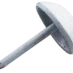 Onward 4523WR Upholstery Nail, Metal/Steel, Round Head, White