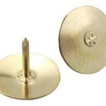 Onward 4522BR Thumb Tack, Metal, Brass