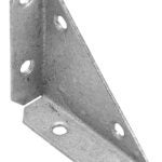 Onward 91GA30R Multi-Position 3-Sided Corner Brace, 3 in L, 3 in W, 3/4 in H, Steel, Galvanized