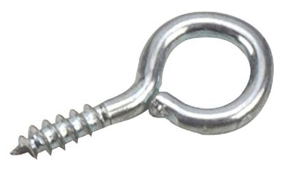 Onward 2502XR Screw Eye, 1.95 mm Dia Wire, 7.9 mm L Thread, 20.6 mm OAL, Metal, Zinc