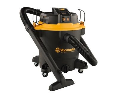 Vacmaster Beast Series VJH1211PF 0204 Corded Wet and Dry Vacuum, 12 gal, 143 cfm Air, Cartridge, 360 W, 120 V