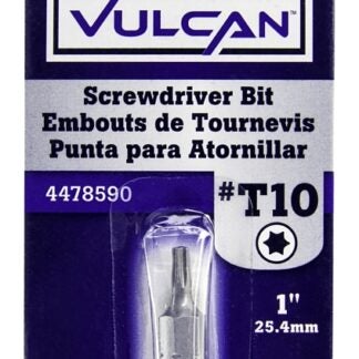 Vulcan 307241OR Screwdriver Bit, Hex Shank, S2 Chrome Molybdenum Steel