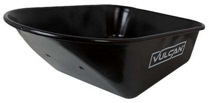 Vulcan 34886 Wheelbarrow Tray, 6 cu-ft, Steel, Black