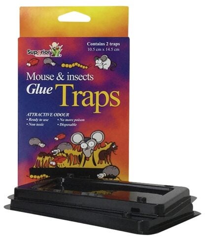 Superior 24102 Mice Trap, Glue Locking