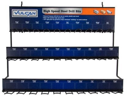 Vulcan 994850 Drill Bit Rack, HSS