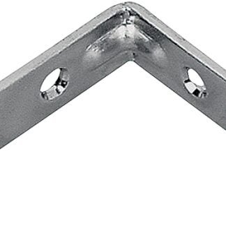 ProSource CB-Z10-013L Corner Brace, 10 in L, 10 in W, 1-1/4 in H, Steel, Zinc-Plated, 5.3 mm Thick Material Sells in Quantity of 5