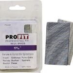 ProFIT 0712454 Finish Nail, Glue Collation, 1-3/4 in L, 16 Gauge, Steel, Electro-Galvanized, Brad Head