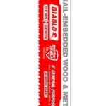 Diablo DS0914BGP5C Reciprocating Saw Blade, 1 in W, 9 in L, 8/14 TPI, Bi-Metal Cutting Edge