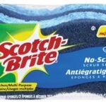 Scotch-Brite SB-AS2-12 Scrub Sponge, 4.4 in L, 2-1/2 in W, 0.8 in Thick, Blue