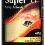 3M Super 77 77-CCVOC30-EF Spray Adhesive, Fruity, Cream, 467 g Aerosol Can