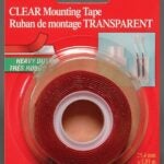 Scotch 4010C Mounting Tape, 60 in L, 1 in W, Clear