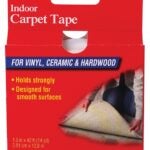 Scotch CT2010 Carpet Tape, 60 ft L, 1-7/8 in W, Vinyl Backing