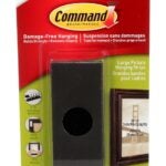 Command 17206BLK-C Picture Hanging Strip, 16 lb, Foam, Black Sells in Quantity of 6