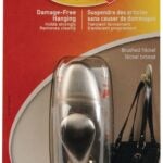 Command FC12-BN-C Hook, 3 lb, 1-Hook, Metal, Brushed Nickel Sells in Quantity of 2