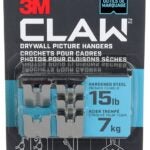 3M 3PH15M-5EF Picture Hanger, 15 lb, Steel, Drywall Mounting, 1/EA Sells in Quantity of 4