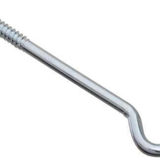 National Hardware 2156BC Series N220-897 Screw Hook, 3/8 in Opening, 8 in L, Steel, Zinc