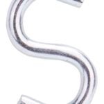 ProSource LR369 S-Hook, 20 lb Working Load, 0.118 in Dia Wire, Steel, Zinc Sells in Quantity of 20