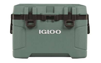 Igloo Trailmate Series 0050220 Cool Box, 50 qt Cooler, Polyethylene/Polypropylene, SpruceObsidian Gray